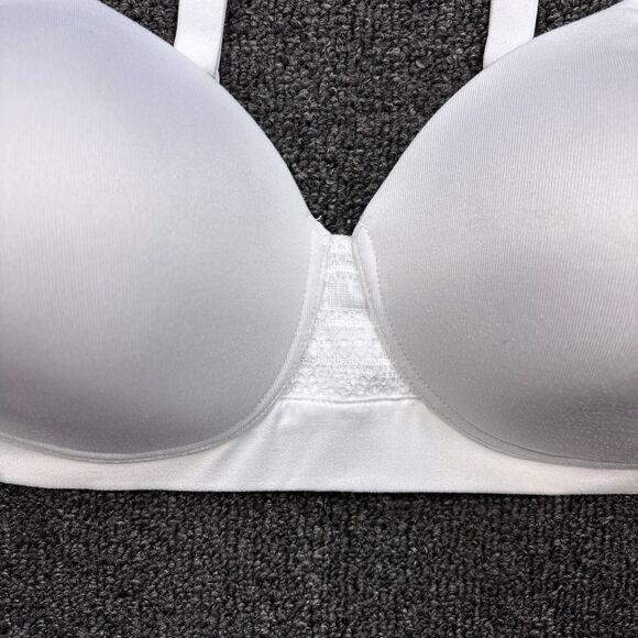 Vanity Fair Bra Women's Beyond Comfort Full Figure Wirefree White Bra Size 40C - Picture 2 of 5